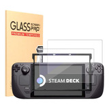 2 Piezas Hd Cristal Templado Para Steam Deck Jeswo