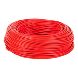Cable Thhw-ls, 14 Awg, Color Rojo Rollo 100 M Volteck 46061