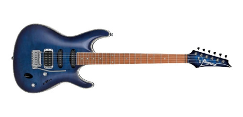 Guitarra Electrica Ibanez Azul Sombreado Negro Sa360nqm-spb