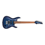 Guitarra Electrica Ibanez Azul Sombreado Negro Sa360nqm-spb