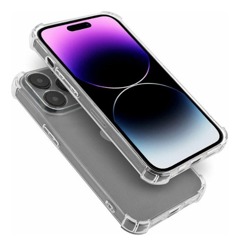 Funda Antideslizante Transparente Reforzada Para iPhone