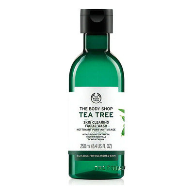 Jabón Facial En Gel Tea Tree 250ml The Body Shop Clarité Para Todo Tipo De Piel De Dia Y Noche Día/noche