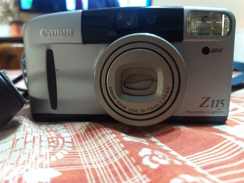 Cámara De Fotos Canon Z115 Con Funda - Vintage - Funcionando