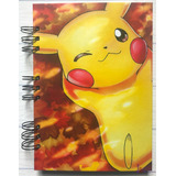 Cuaderno Artesanal A5 De Pokémon - Pikachu