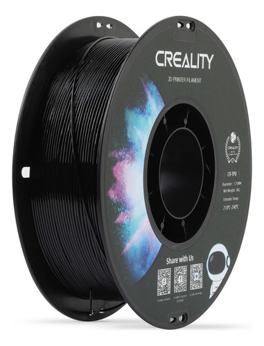 Filamento Creality Cr-tpu Flexible 1 Kg En 6 Pagos