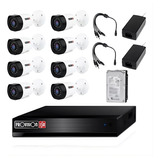 Kit Dvr 8 Canales 8 Cámaras Resolución 1080p 2mp Ip66