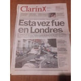 Diario Clarín 08 07 2005 Atentado Terrorista Londres 