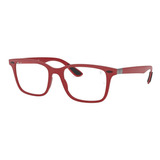 Óculos De Grau Ray-ban Ferrari Vermelho - Orx7144m F628 53