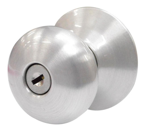 Chapa Bola Baño P/metalico Schlage Acabado Platino (a40s)