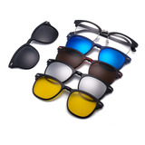Jim Halo Magnetic 5pcs Gafas De Sol Polarizadas Con Clip Len