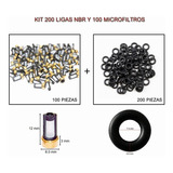 Microfiltros Y Ligas Para Inyectores (paquete 300 Piezas)