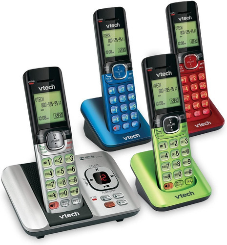 Vtech Cs6529-4b  Dect 6.0 Teléfono Inalámbrico 4pz