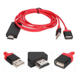 Yszl Cable Adaptador Usb Macho Y Hembra A Hdmi Hdtv 1080p Av