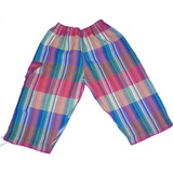 Pantalon Bali Bahiano Payaso Artesanal Multicolor Para Niñ@s