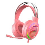 Audifonos Gamer Rosados