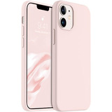 Funda Para iPhone 12 Mini Chalk Rosa Silicon Liquido-02