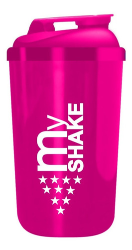 Nuevo Vaso Shaker Con Rejilla Antigrumos Rosa Myshake