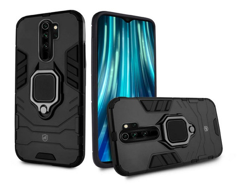 Capa Defender Black Para Xiaomi Redmi Note 8 Pro - Gshield