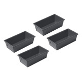 Pack X4 Molde Pan Molde Para Pan De Molde Rectangular 20cm Molde 20cm Rectangular Fijo Para Pastel Biscocho Molde Rectangular Queque 20cm Molde Fijo 20cm Para Pan De Sandwich Pasteleriacl