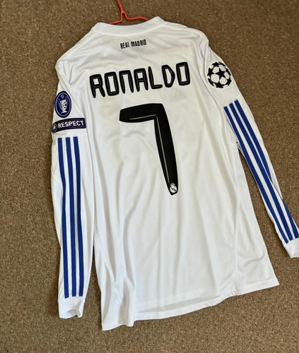 Jersey Real Madrid 10-11 Local Ronaldo #7 Champions League 