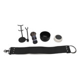 Set Para Recortar Con Soporte Para Cepillos De Barba, Cuenco