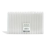 Velas Largas Europea 20 X 2,2 Cms  De Diametro X 50 Unidades