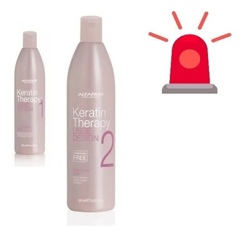 Alfaparf Lisse Design Keratin Therapy Paso 1 + Paso 2