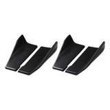 4pcs Durable Coche Parachoques Trasero Envoltura De Difusor