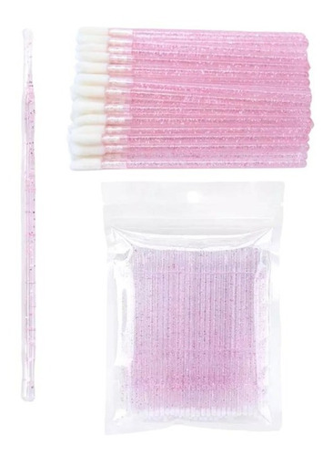 Pack Microbrush + Lip Brush Insumos De Extensiones  Pestañas