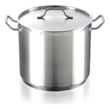 Fondo C/tapa Acero Inox 25lt. 32*32 Cm. Fondo Difusor