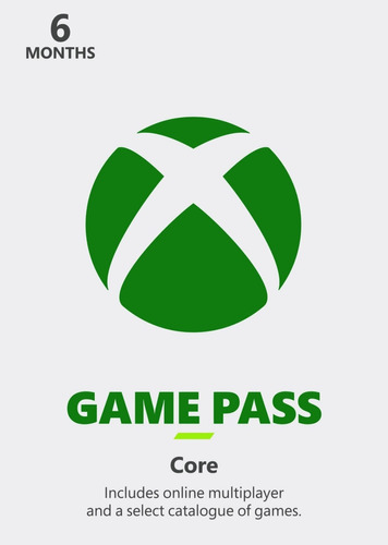Game Pass Core 6 Meses Nu3v0