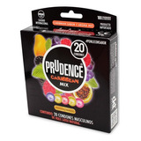 Condones De Látex Prudence Caribbean Mix 20 Condones