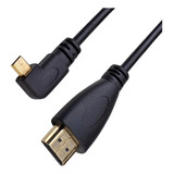 Generic, 0.5m Hdmi Tipo A Macho Para Micro Hdmi Direita 90