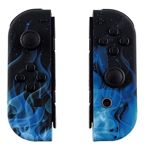 Extremadamente Suave Agarre Tactil Azul Llama Joycon Contro