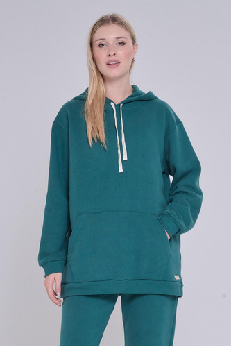 Hoodie Mujer De Friza Maybe Luz De Mar