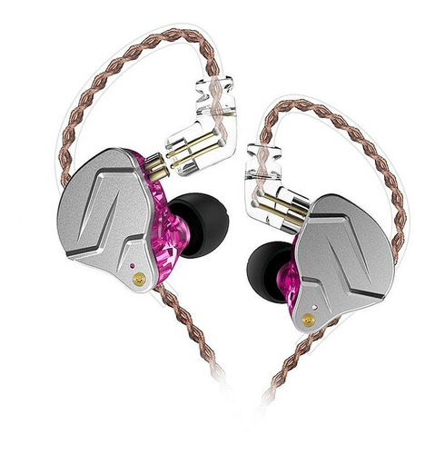 Auriculares In-ear Kz Zsn Pro 2 Vias 1dd + 1ba Con Microfono