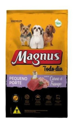 Magnus Todo Dia 10 Kg Porte Pequeno Ração Para Cães Adultos