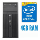Cpu Hp 6000 Core 2 Duo 3.00ghz - S/hd, 4gb Ram - Funcionando