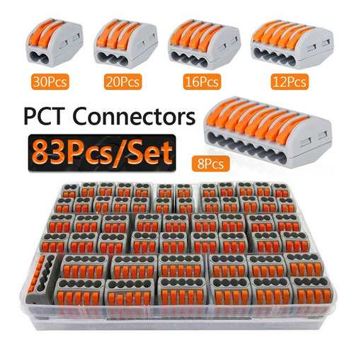 Terminales Universales De Conectores De Cable Rápido Pct De