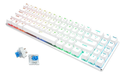 Teclado E-yooso Z-22 Qwerty Outemu Azul Con Luz Rgb