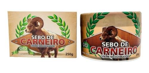 5 Creme Massageador Sebo De Carneiro 250g