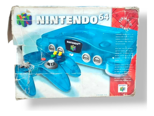 Console Nintendo 64 Anis Sabores Caixa Original Blue Azul