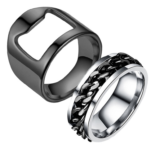 Anillo Para Hombre, Sacacorchos, Ring The Chain