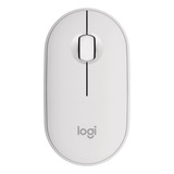 Mouse Inalambrico Logitech Pebble M350s Bluetooth Blanco