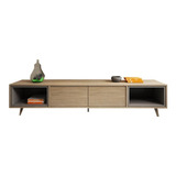 Mueble Para Tv Estilo Nórdico Minimalista 220x40x44cm