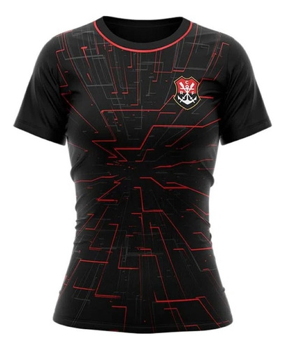 Camiseta Braziline Flamengo Might Feminina - Original