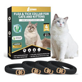 Yotango 4 Pack Collar Antipulgas Para Gatos, 32 Meses Preven