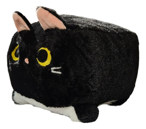 Peluche Gato Animal Cubo Cuadrado Kawaii Gatito Suave     