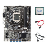 Placa Madre B75 Eth Mining, Adaptador Usb 8xpcie+cpu G630+2x