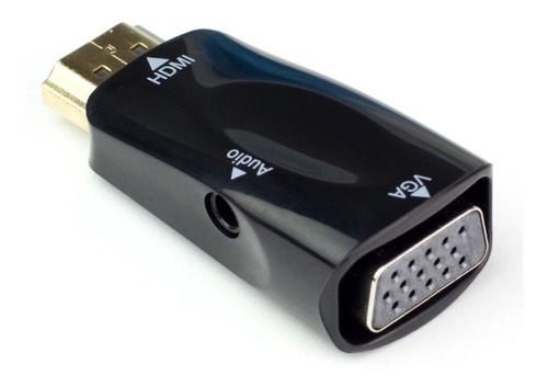 Adaptador Hdmi A Vga Con Salida De Audio Jack 3.5mm